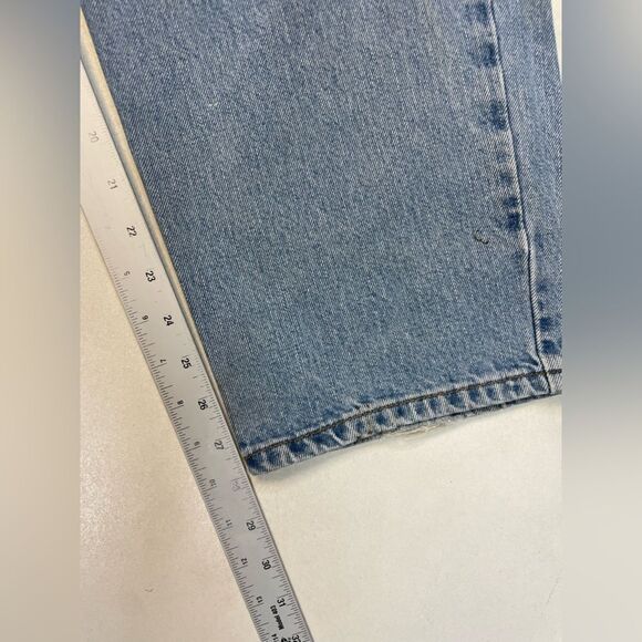 VINTAGE Levi's 550 Relaxed Fit Denim Jeans Men Size 35 X 28 Blue Tag Size 36x29 - Picture 12 of 13